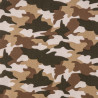 Coated  Cotton ARMY Beige / Brown Tones